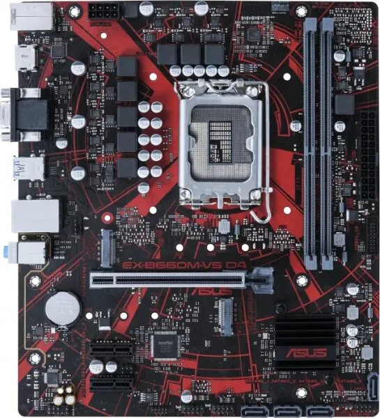 Asus EX-B660M-V5 D4 LGA 1700 Soket Anakart