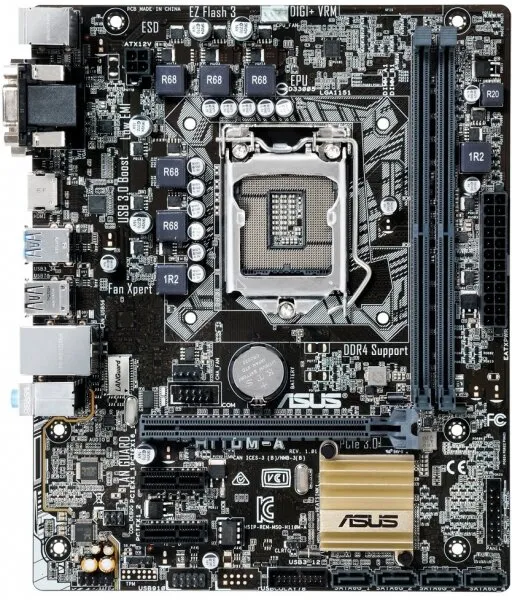 Asus H110M-A LGA 1151 Soket Anakart