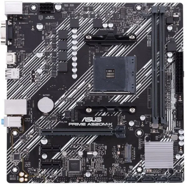 Asus Prime A520M-K AM4 Soket Anakart