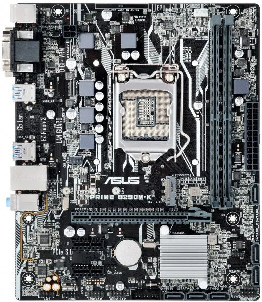 Asus Prime B250M-K LGA 1151 Soket Anakart