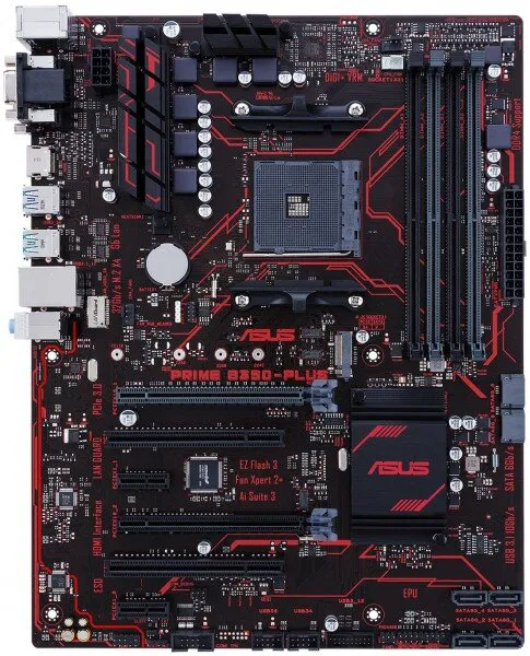 Asus Prime B350-Plus AM4 Soket Anakart