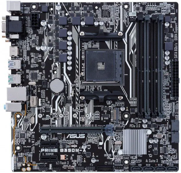 Asus Prime B350M-A AM4 Soket Anakart