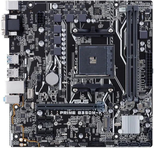 Asus Prime B350M-K AM4 Soket Anakart