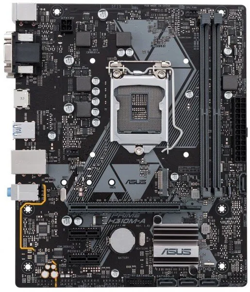 Asus Prime H310M-A LGA 1151 Soket Anakart