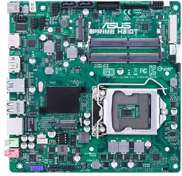 Asus Prime H310T LGA 1151 Soket Anakart