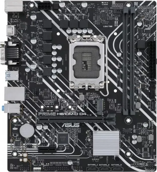 Asus Prime H610M-D D4 LGA 1700 Soket Anakart