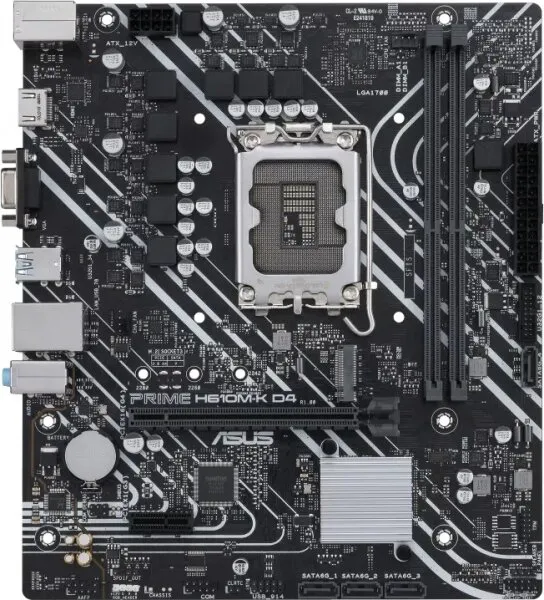 Asus Prime H610M-K D4-CSM LGA 1700 Soket Anakart