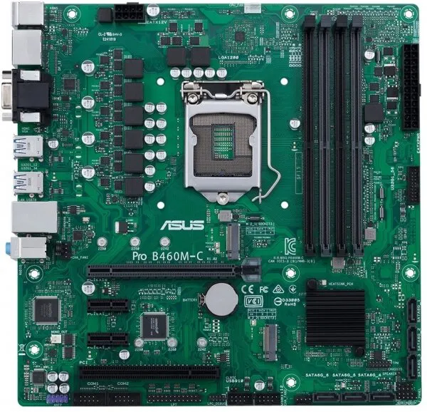 Asus Pro B460M-C/CSM LGA 1200 Soket Anakart