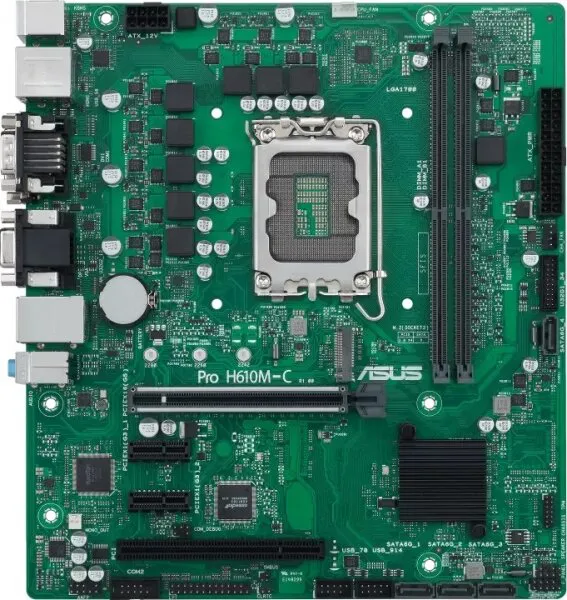 Asus Pro H610M-C-CSM LGA 1700 Soket Anakart