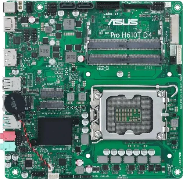 Asus Pro H610T D4-CSM LGA 1700 Soket Anakart