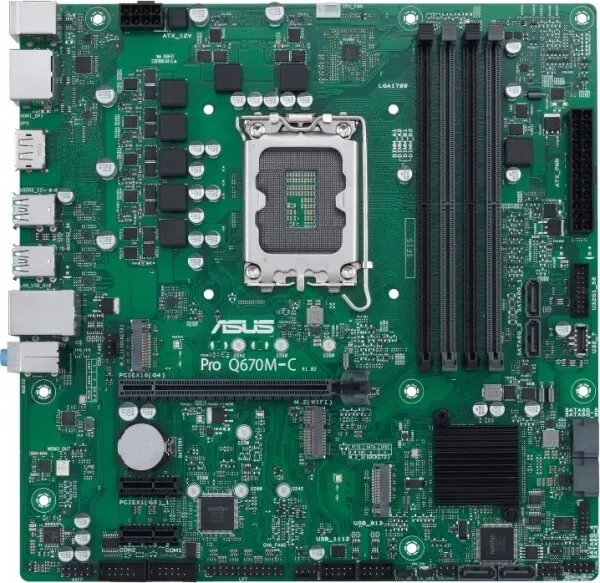 Asus Pro Q670M-C CSM LGA 1700 Soket Anakart