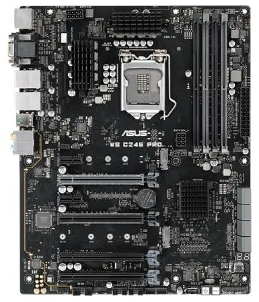 Asus WS C246 Pro LGA 1151 Soket Anakart