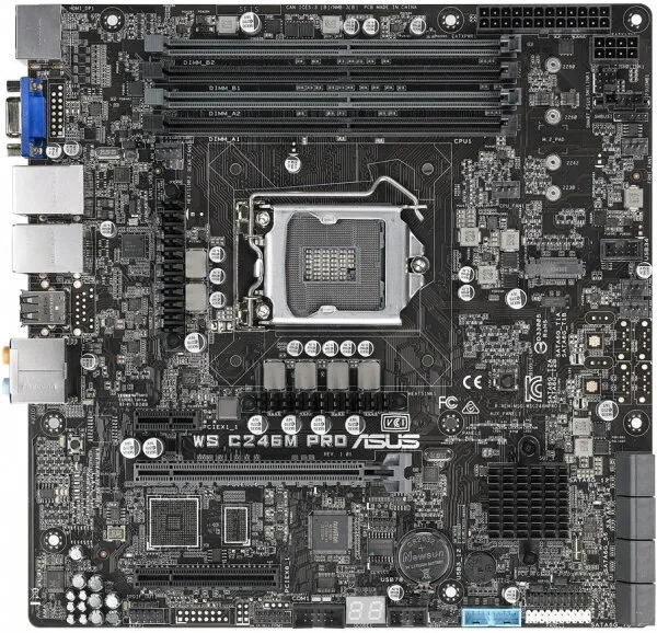 Asus WS C246M Pro LGA 1151 Soket Anakart