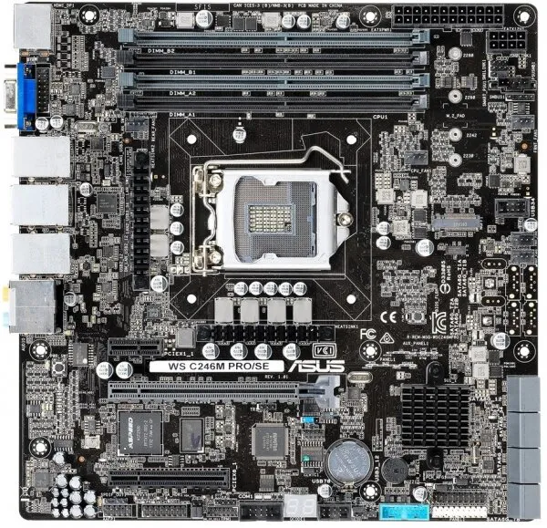 Asus WS C246M Pro/SE LGA 1151 Soket Anakart