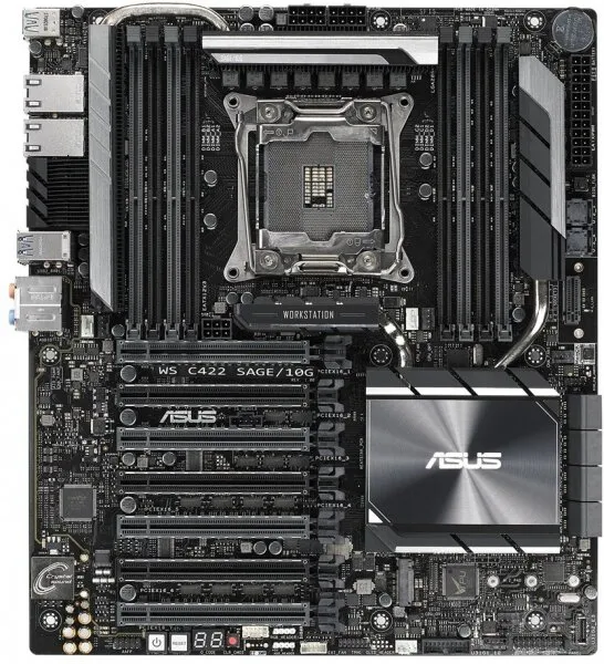 Asus WS C422 Sage/10G LGA 2066 Soket Anakart