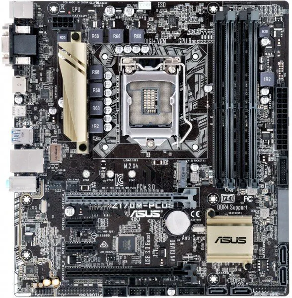 Asus Z170M-Plus LGA 1151 Soket Anakart