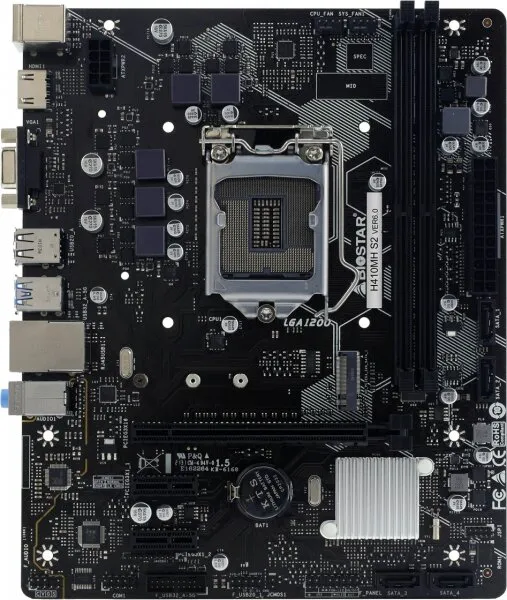 Biostar H410MH S2 LGA 1200 Soket Anakart