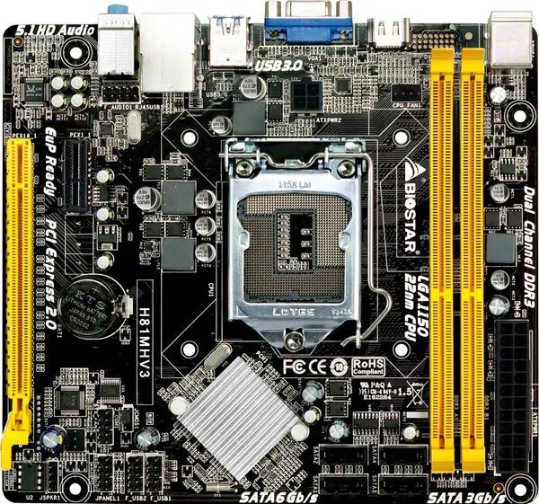 Biostar H81MHV3 LGA 1150 Soket Anakart