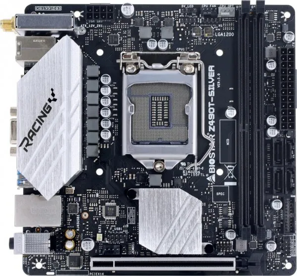 Biostar Racing Z490T-Silver LGA 1200 Soket Anakart