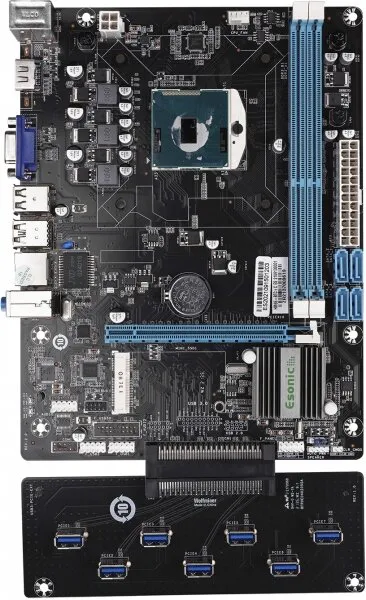 Esonic QS8-BTC Combo LGA 1151 Soket Anakart