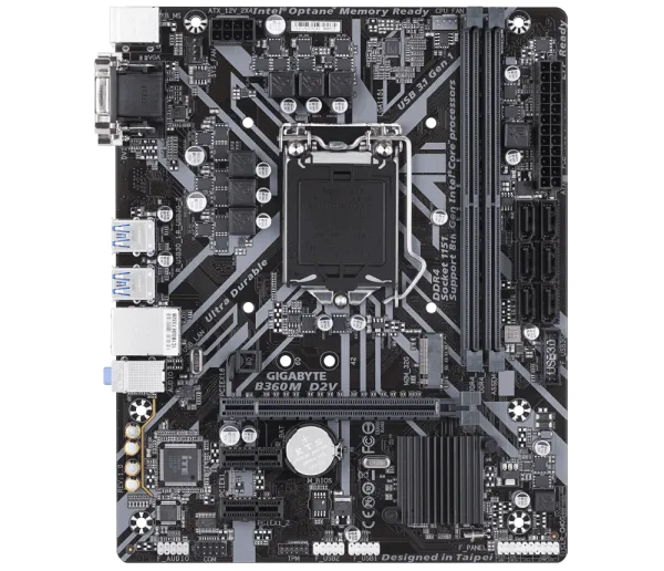 Gigabyte B360M D2V LGA 1151 Soket Anakart