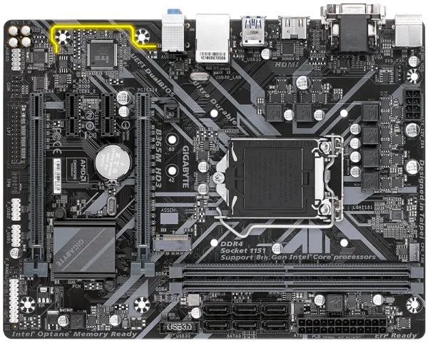 Gigabyte B365M HD3 LGA 1151 Soket Anakart