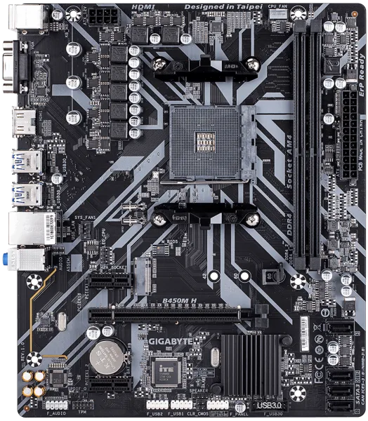 Gigabyte B450M H AM4 Soket Anakart
