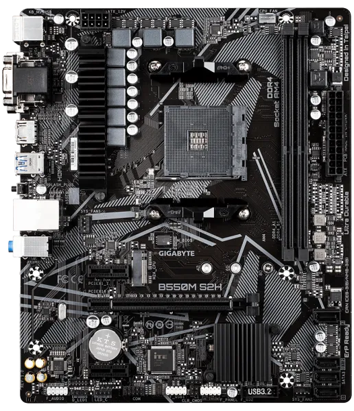 Gigabyte B550M S2H AM4 Soket Anakart
