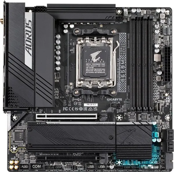 Gigabyte B650M Aorus Elite AX AM5 (LGA 1718) Soket Anakart