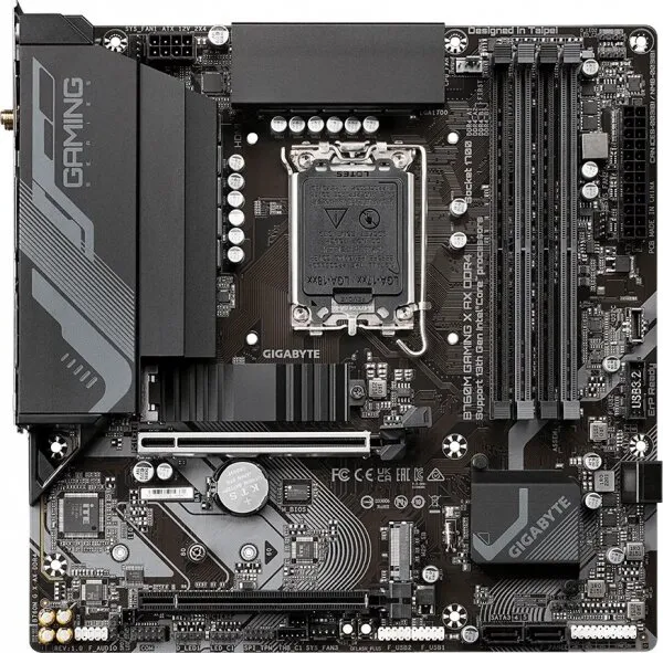 Gigabyte B760M Gaming X AX DDR4 LGA 1700 Soket Anakart