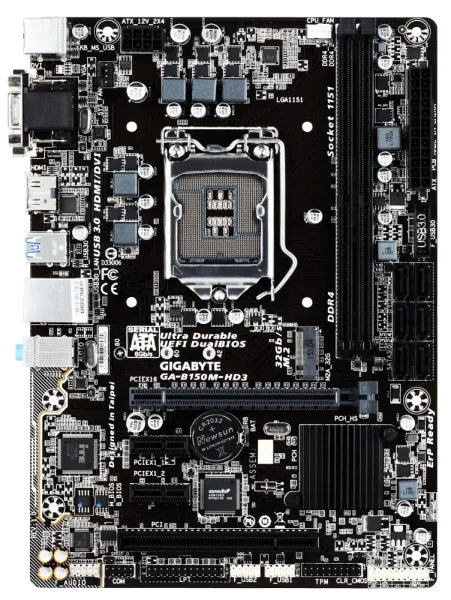Gigabyte GA-B150M-HD3 LGA 1151 Soket Anakart