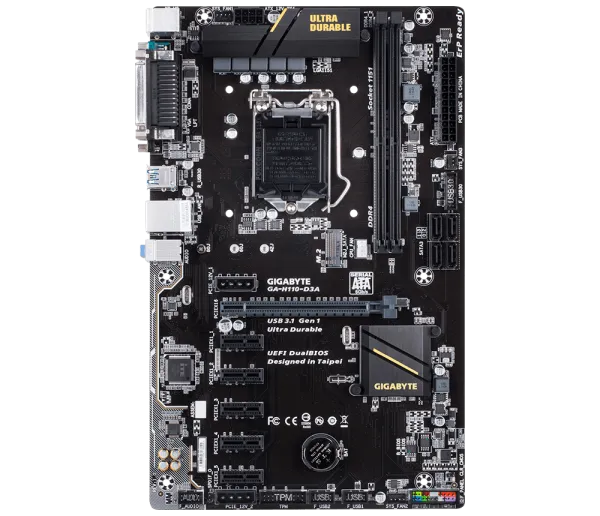 Gigabyte GA-H110-D3A LGA 1151 Soket Anakart