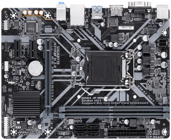 Gigabyte H310M H 2.0 LGA 1151 Soket Anakart