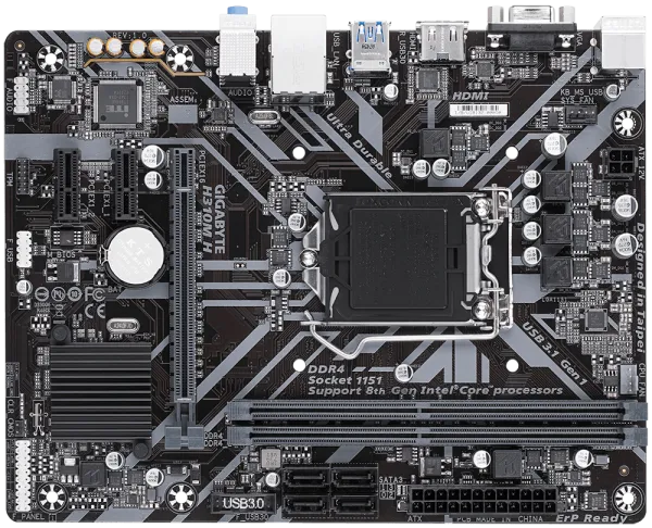 Gigabyte H310M H LGA 1151 Soket Anakart