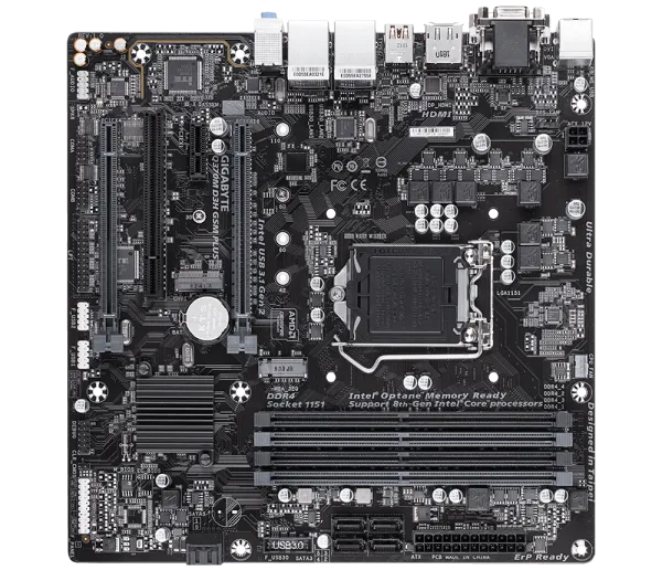 Gigabyte Q370M D3H GSM Plus LGA 1151 Soket Anakart