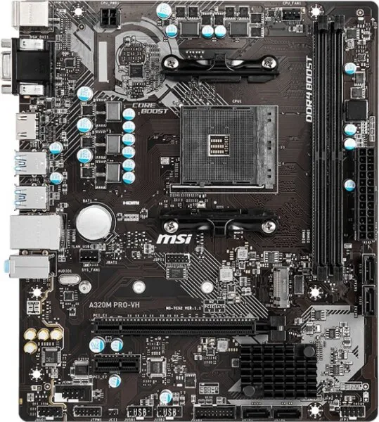 MSI A320M Pro-VH AM4 Soket Anakart