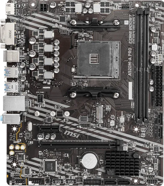 MSI A520M-A Pro AM4 Soket Anakart