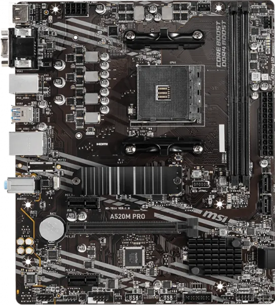 MSI A520M Pro AM4 Soket Anakart