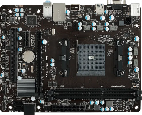 MSI A68HM-E33 V2 DDR3 FM2+ Soket Anakart