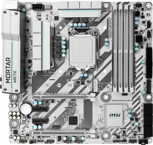 MSI B250M Mortar Arctic LGA 1151 Soket Anakart