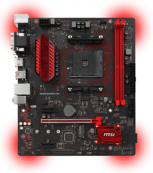 MSI B350M Gaming Pro AM4 Soket Anakart
