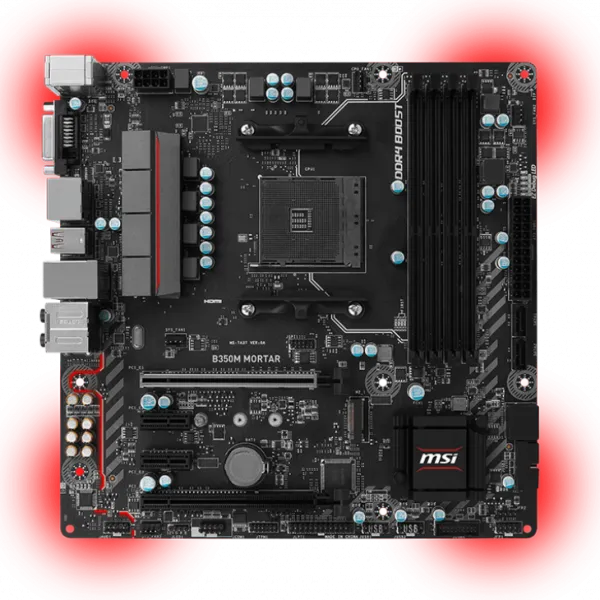 MSI B350M Mortar AM4 Soket Anakart