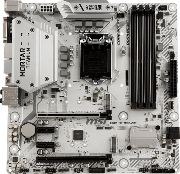 MSI B360M Mortar Titanium LGA 1151 Soket Anakart