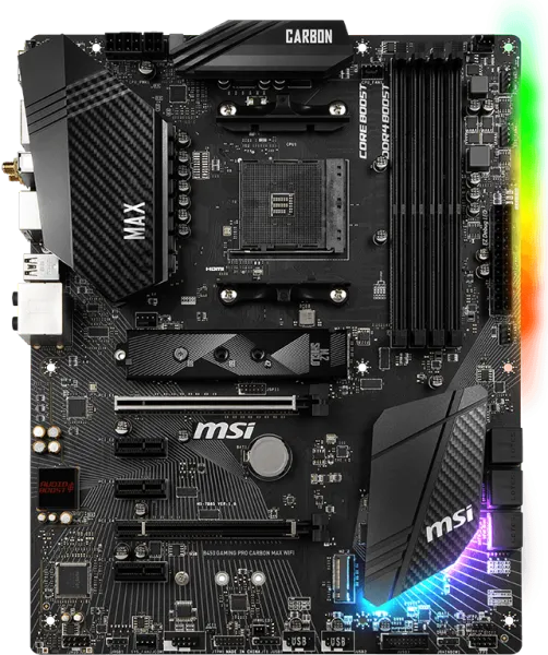 MSI B450 Gaming Pro Carbon Max WiFi AM4 Soket Anakart