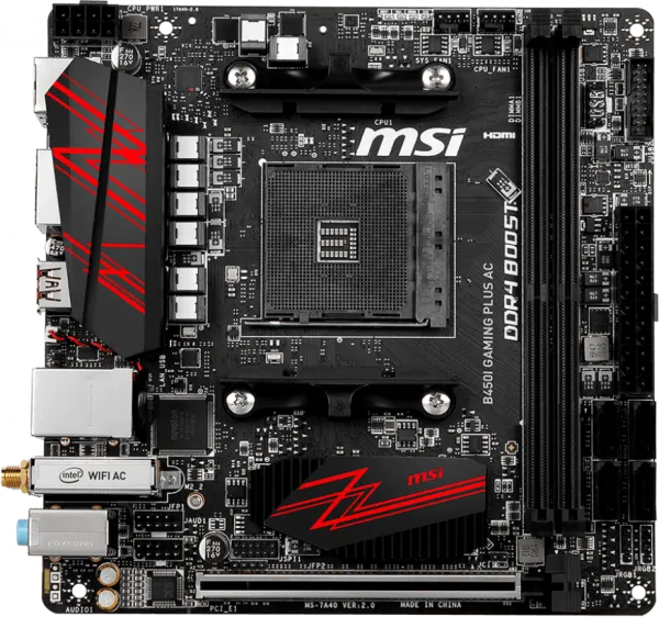 MSI B450I Gaming Plus AC AM4 Soket Anakart