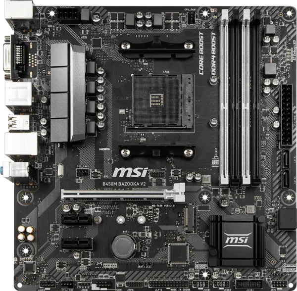 MSI B450M Bazooka V2 AM4 Soket Anakart