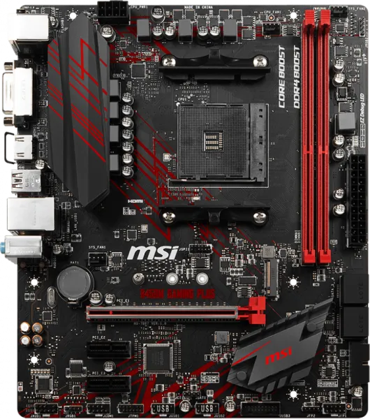 MSI B450M Gaming Plus AM4 Soket Anakart