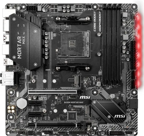 MSI B450M Mortar Max AM4 Soket Anakart