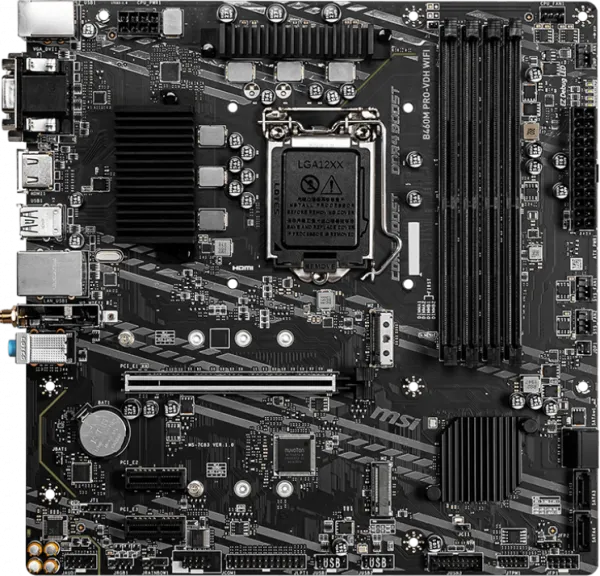 MSI B460M Pro-VDH WiFi LGA 1200 Soket Anakart