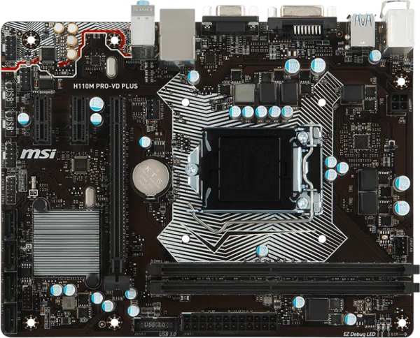 MSI H110M PRO-VD Plus LGA 1151 Soket Anakart